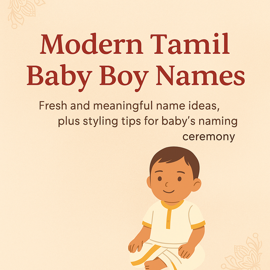 Modern Tamil Boy Baby Names – Fresh, Meaningful & Rooted in Culture