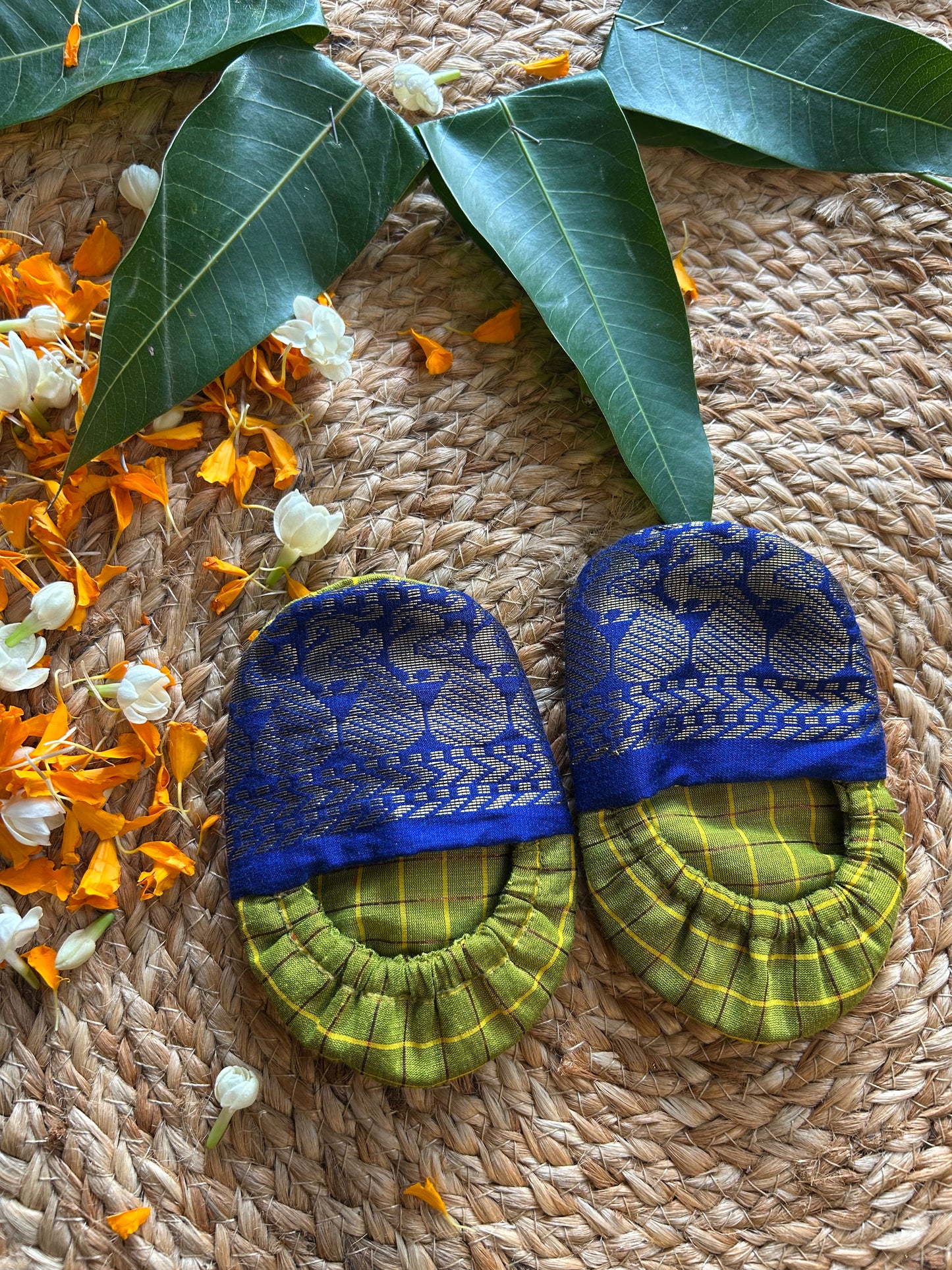 Green and blue Shoes for baby