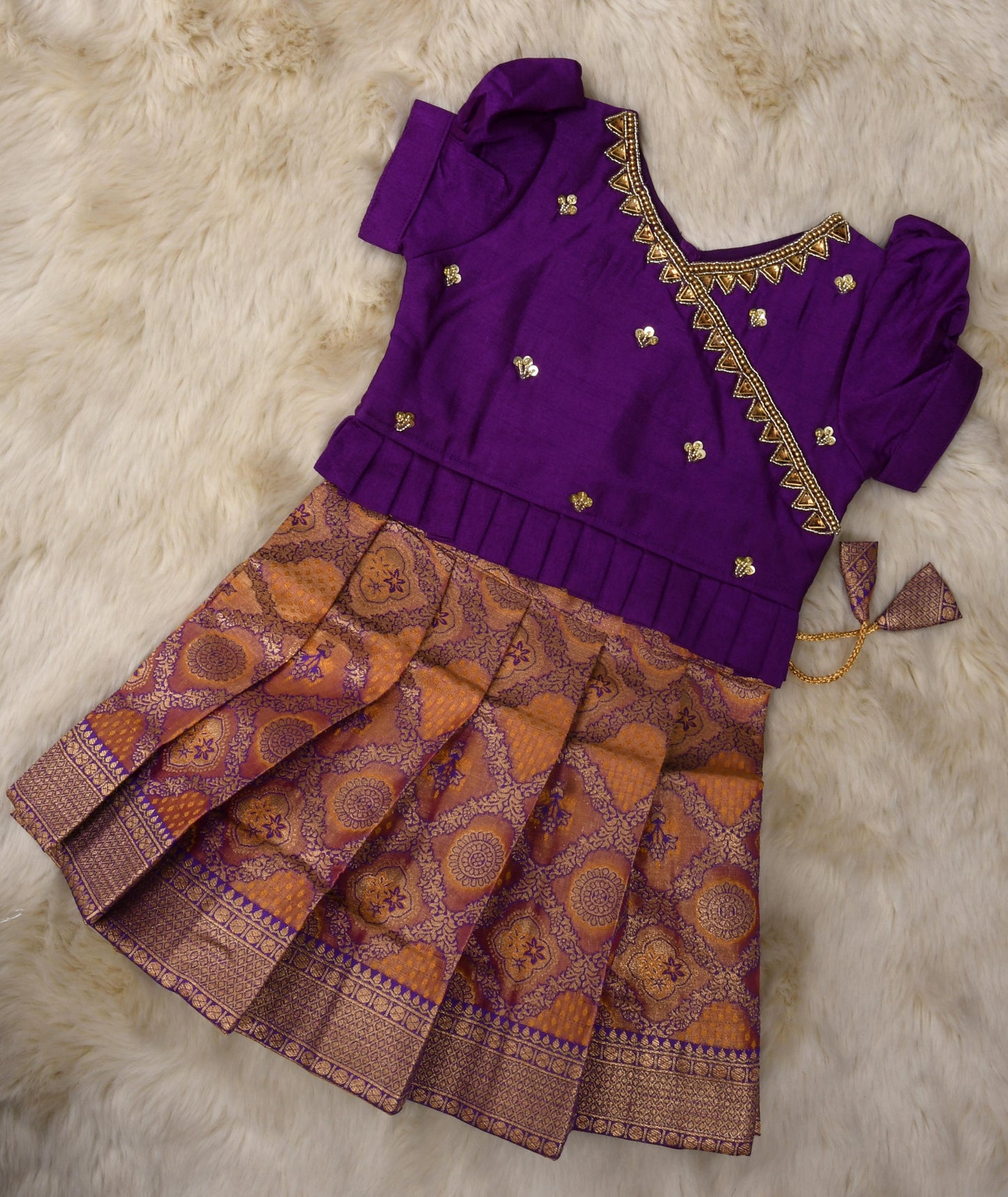 kids ethnic wear, pattu pavadai for kids, traditional dress for baby girl, ethnic wear for girls, pattu langa blouse designs for kids, baby lehenga, baby lehenga, 1st birthday dress for baby girl, baby langa blouse, lehenga choli for girls, indian dresses for girls, traditional dress for girls