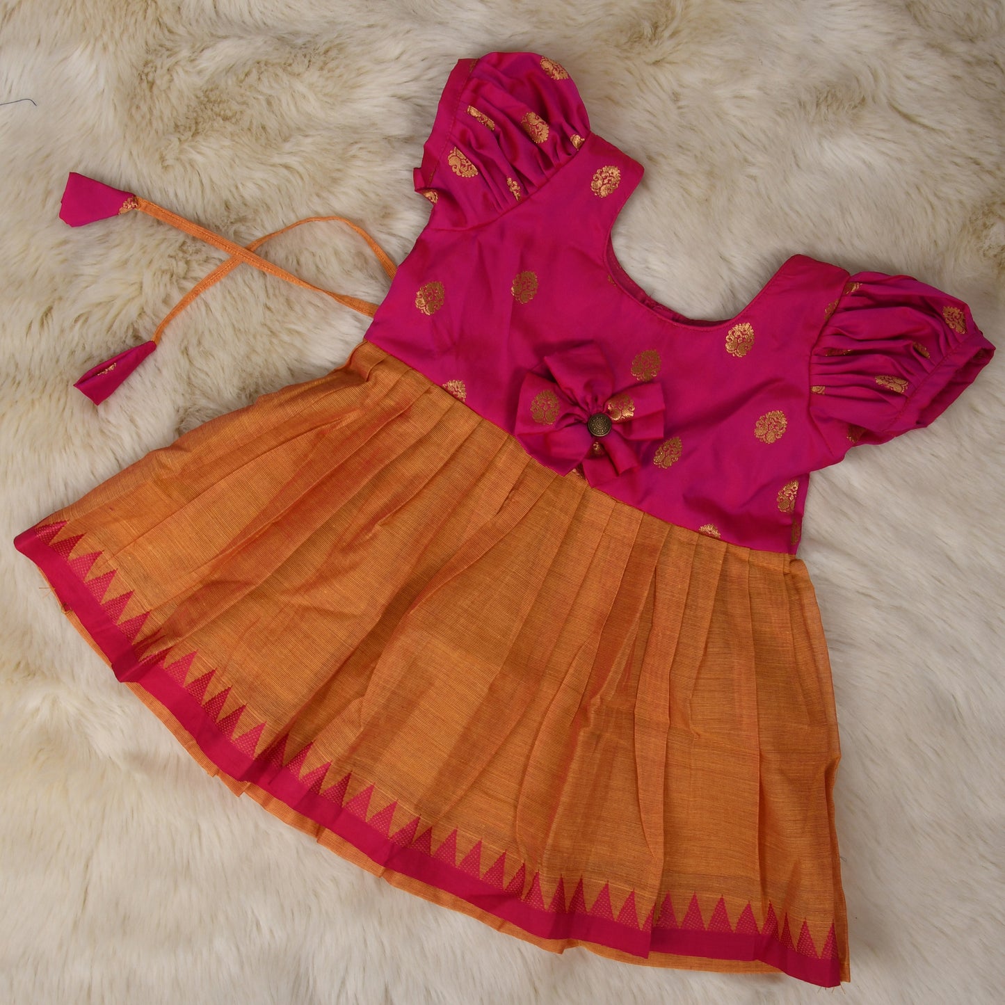 kids ethnic wear, pattu pavadai for kids, traditional dress for baby girl, ethnic wear for girls, pattu langa blouse designs for kids, baby lehenga, baby lehenga, 1st birthday dress for baby girl, baby langa blouse, lehenga choli for girls, indian dresses for girls, traditional dress for girls