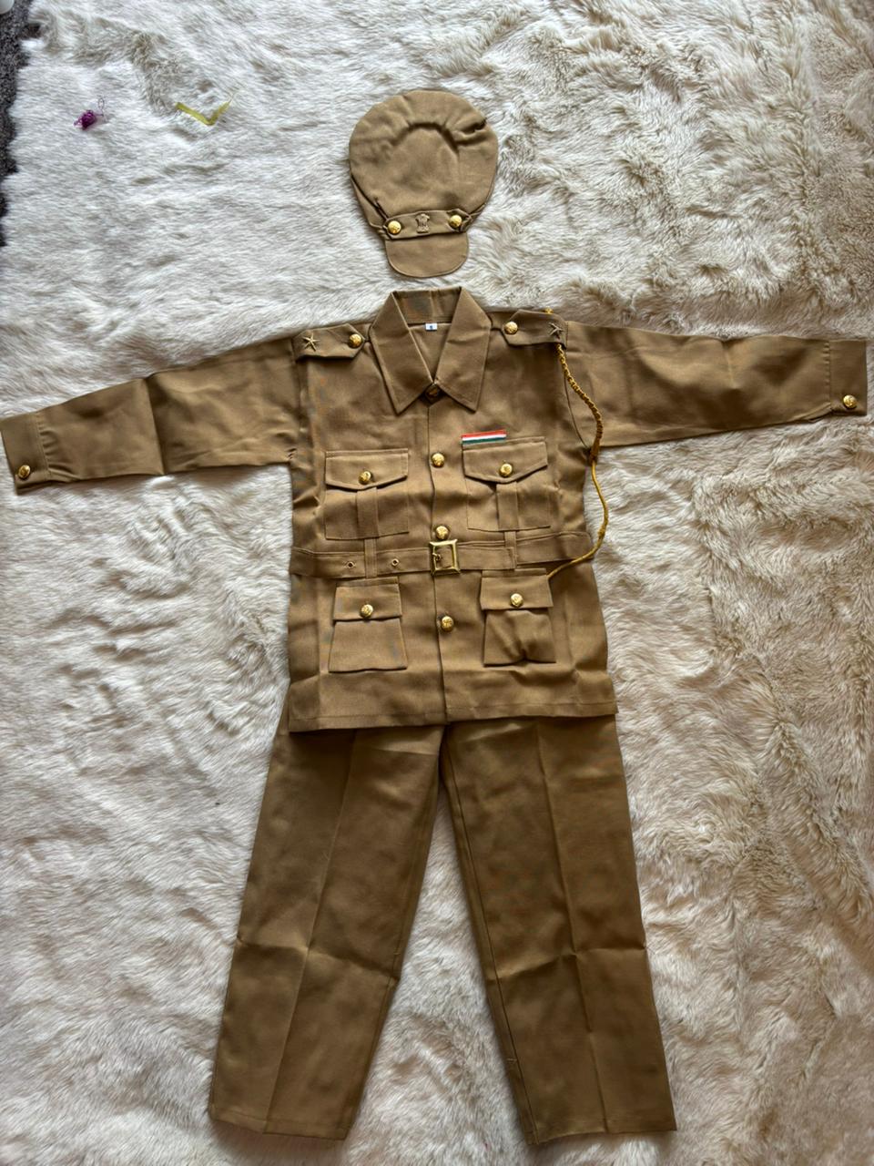 Indian Police Dress for baby boy - Fancy Dress Costume for kids