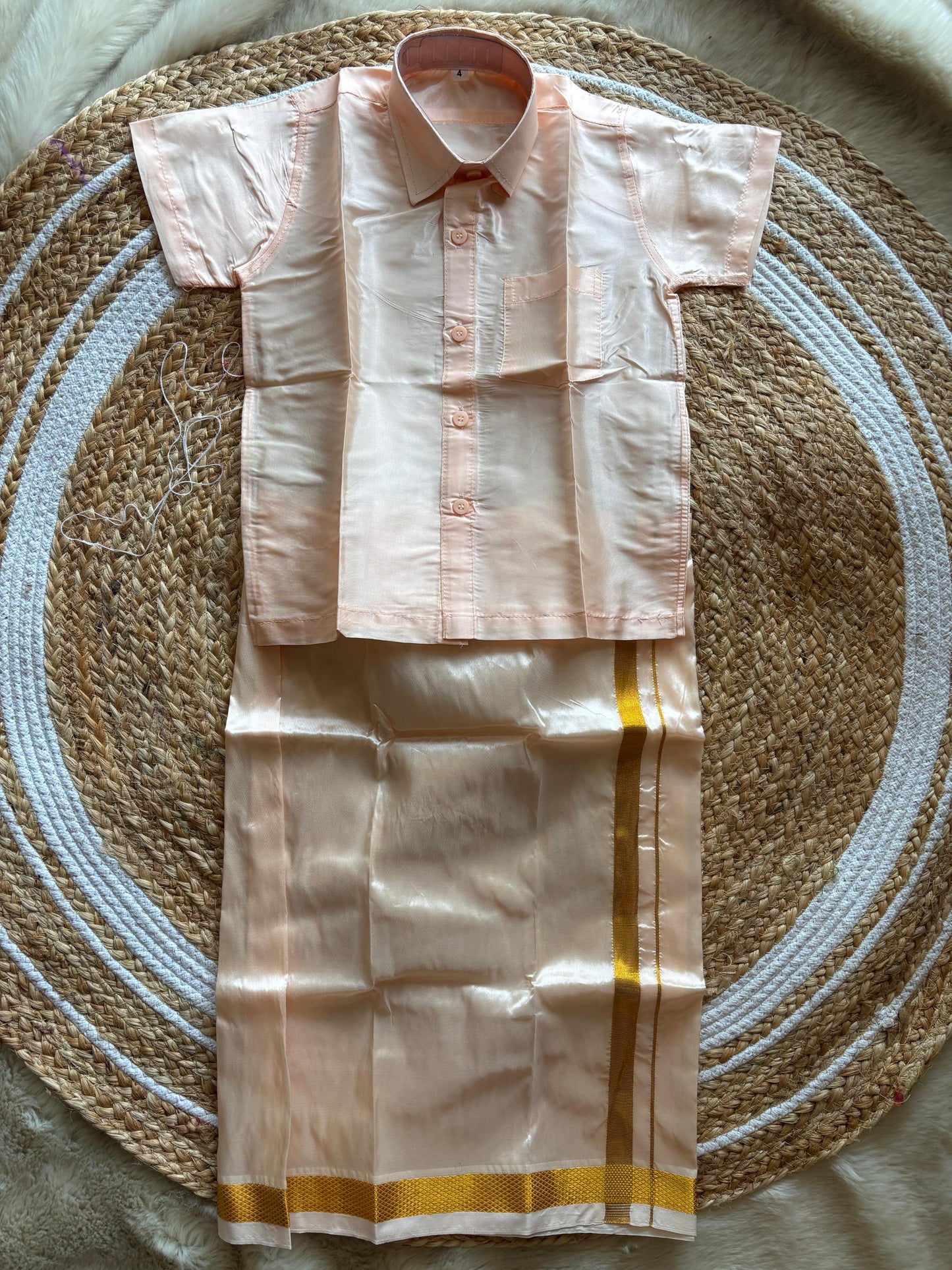 Coral - Shirt Vesti Semi-Silk for Baby Boy