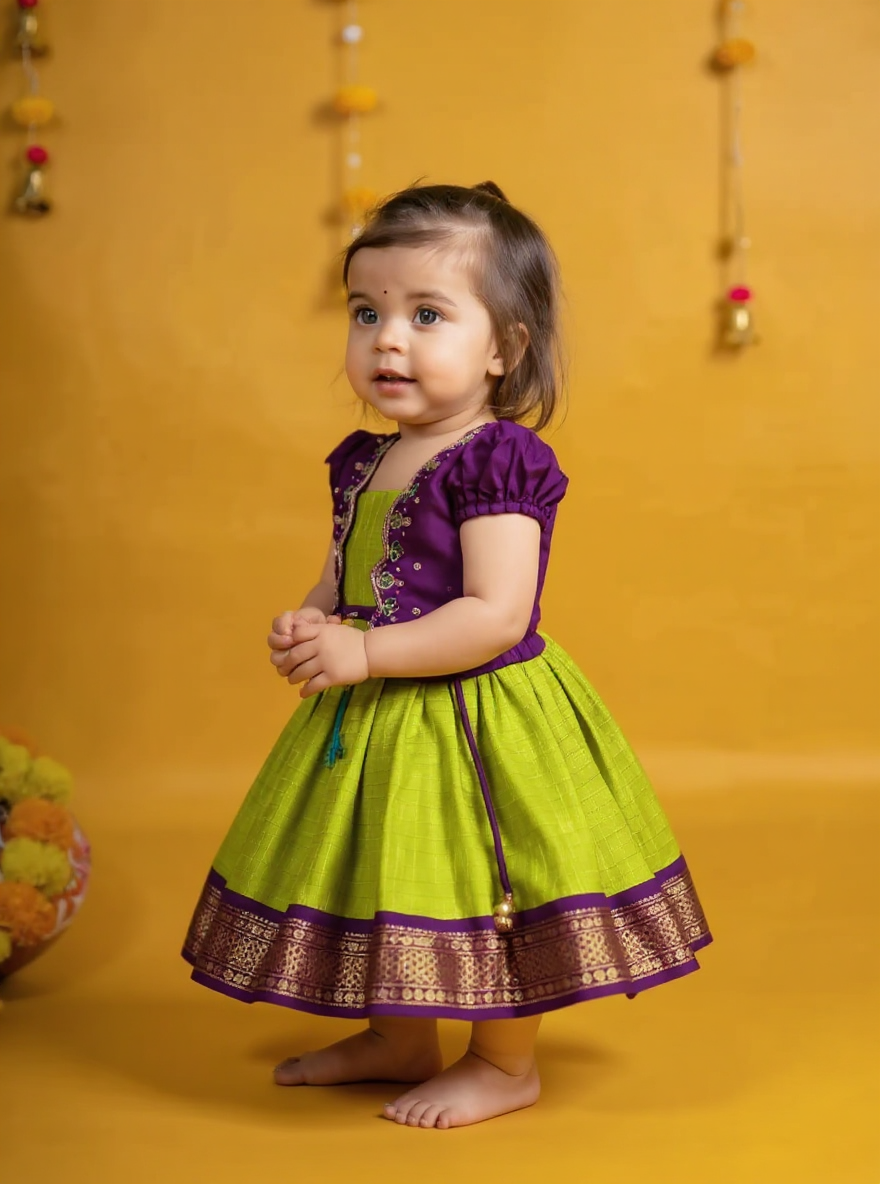 baby girl ethnic wear traditional dress