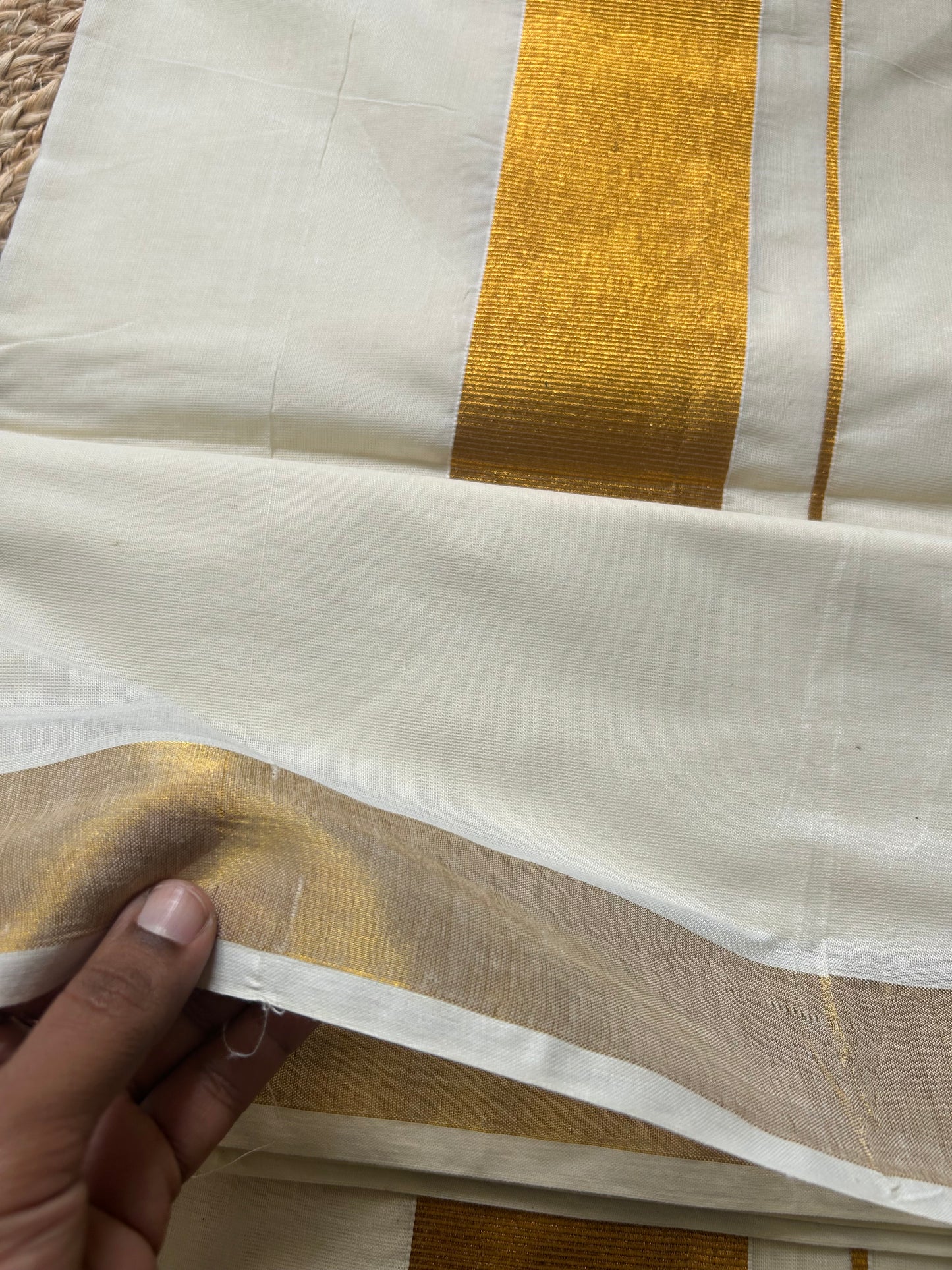 Malini - Pure Kanchi Cotton Handloom ( Kai Magga) Saree