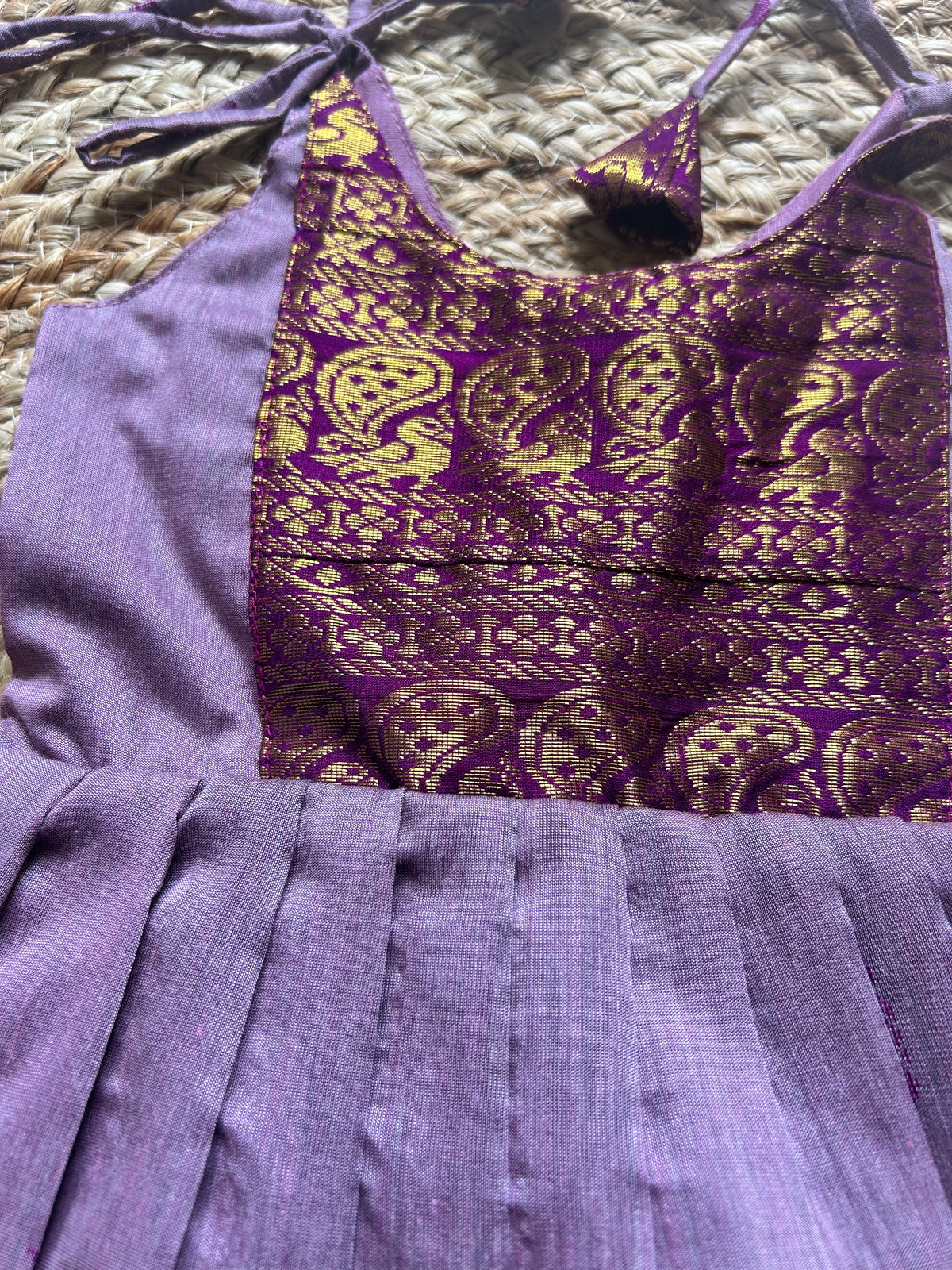 Madhuri layered tie-up Ethnic Wear for Baby Girl – Traditional frock for Baby Girl