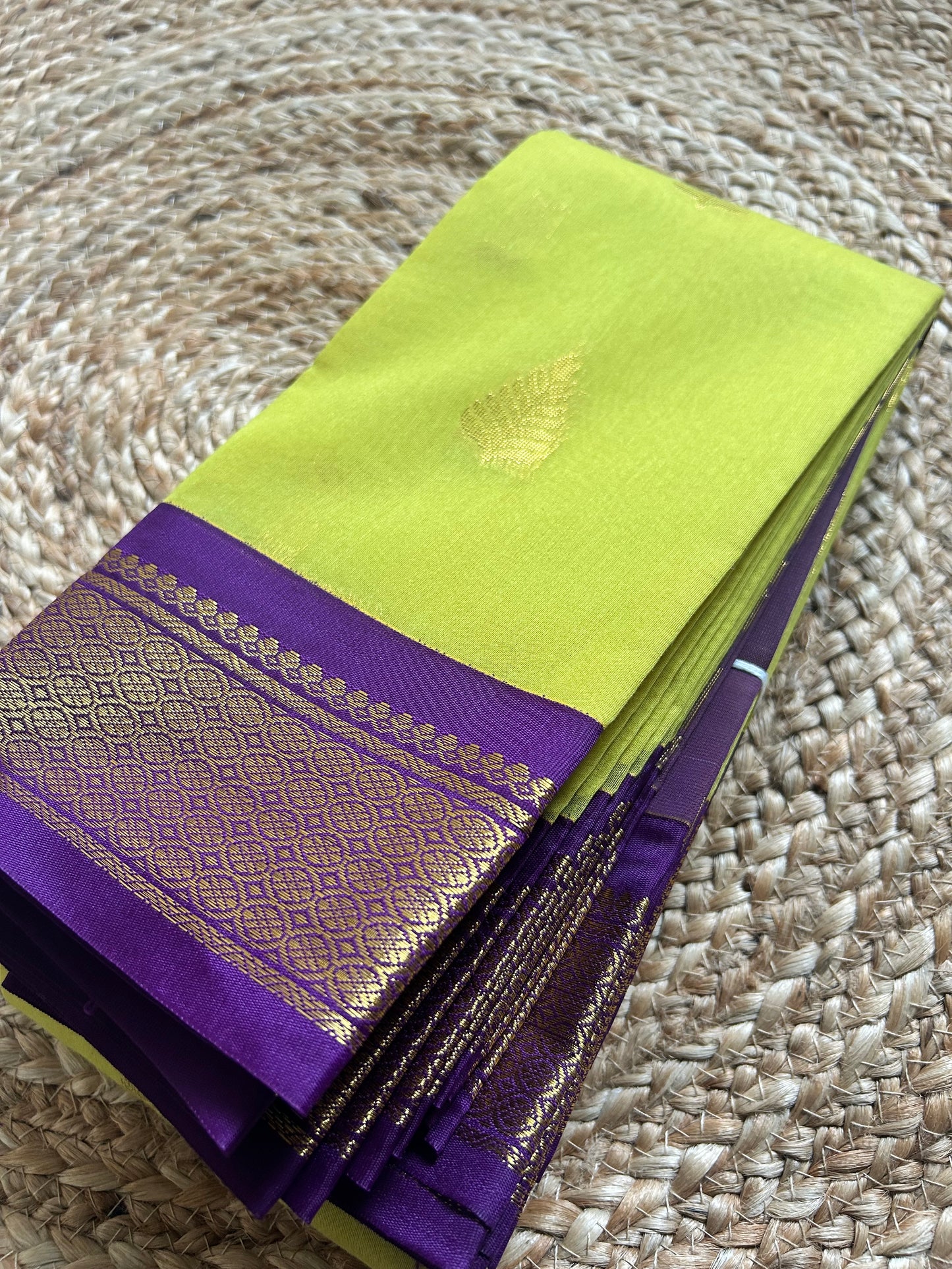 Bhairavi - Pure Kanchi Cotton Handloom ( Kai Magga) Saree