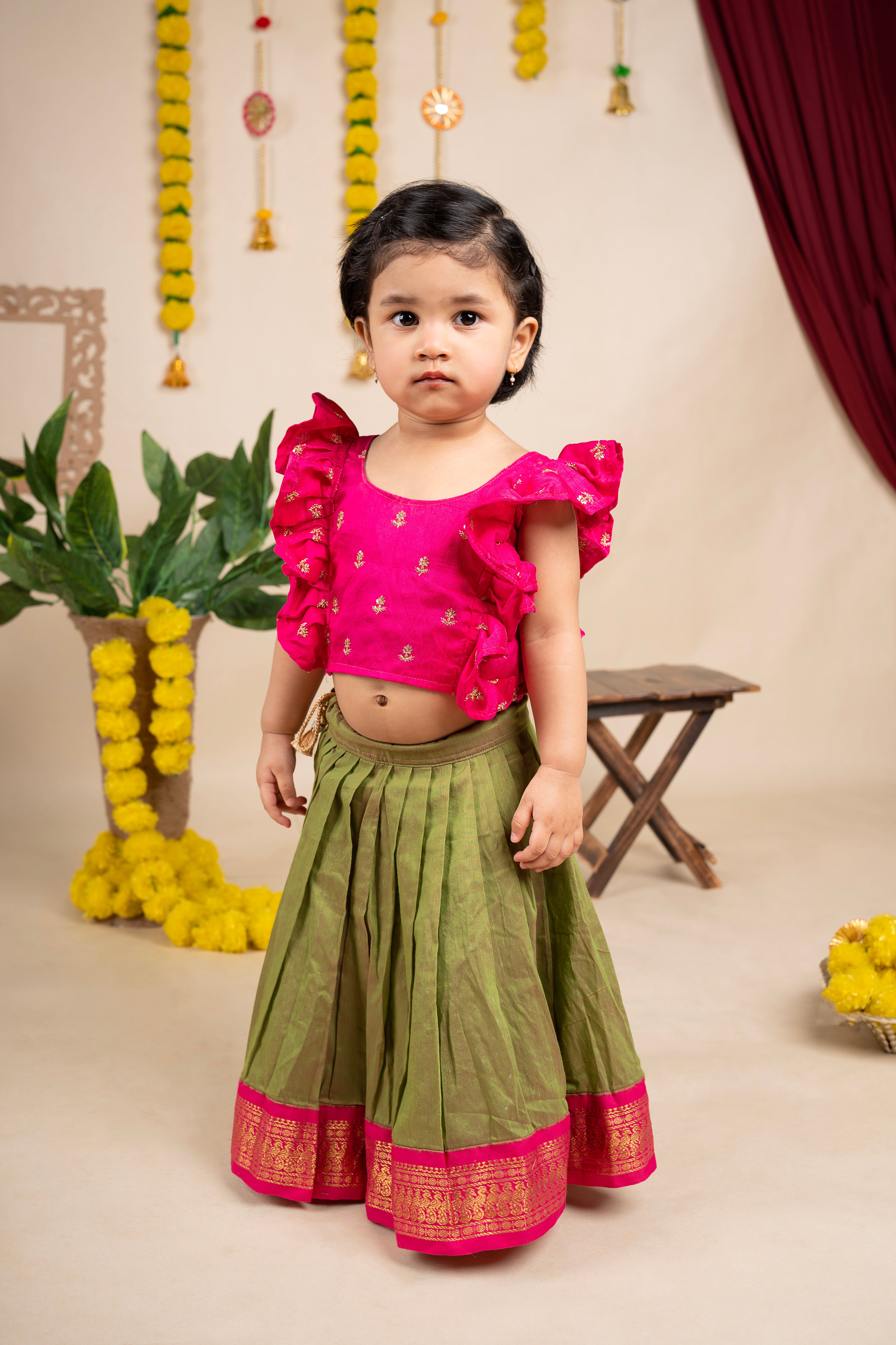 Latest Langa Blouse Designs / Traditional Pattu Pavadai Designs /Udda Langa  Designs – Her Lyfe!
