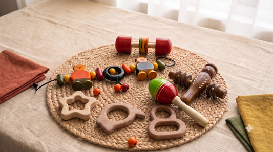 Earthy Toy Gift Set for Baby Boy and Baby Girls - Sustainable Toys [Limited Edition] New Born to 6 Months