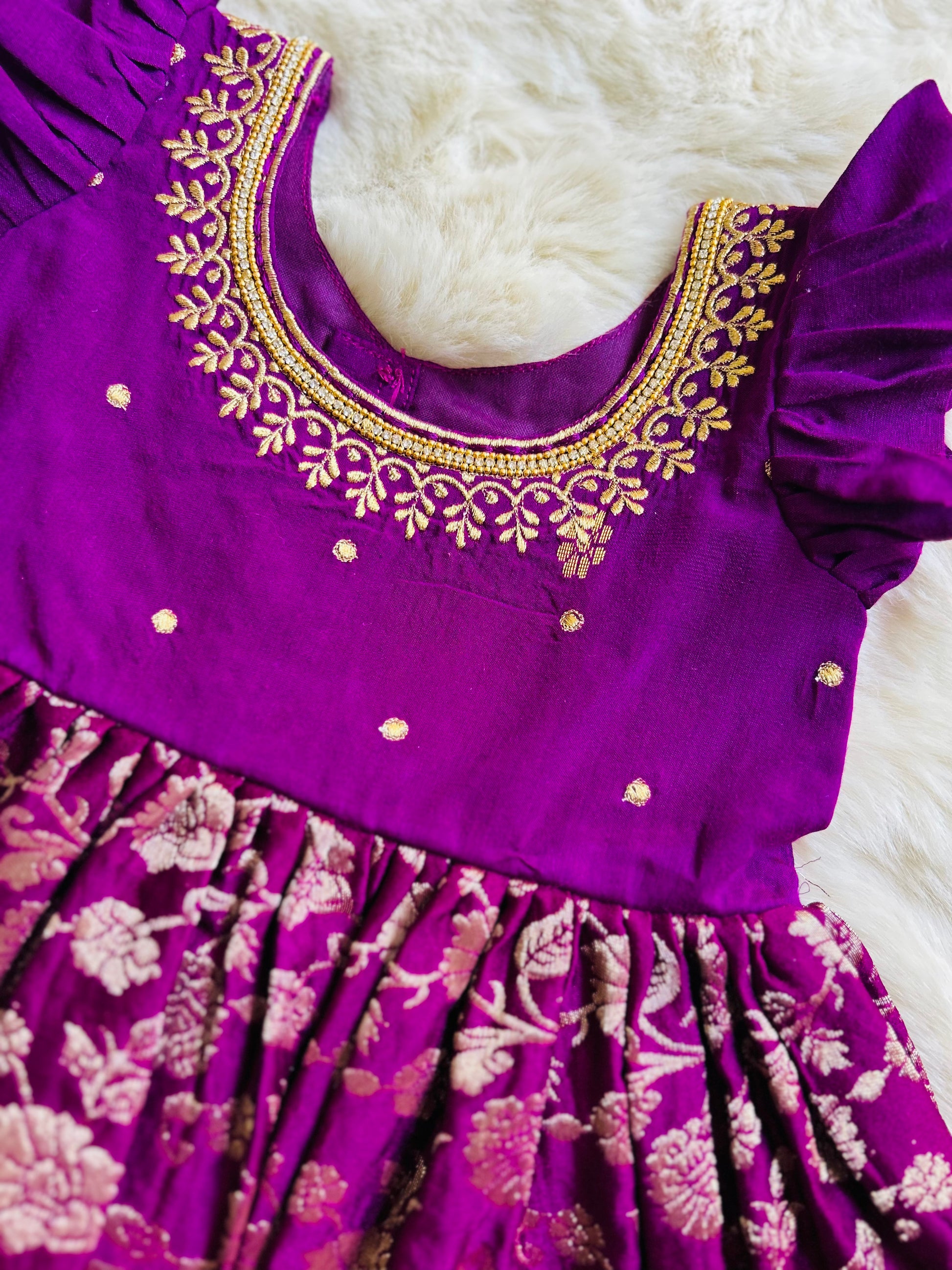 Banarasi frock clearance