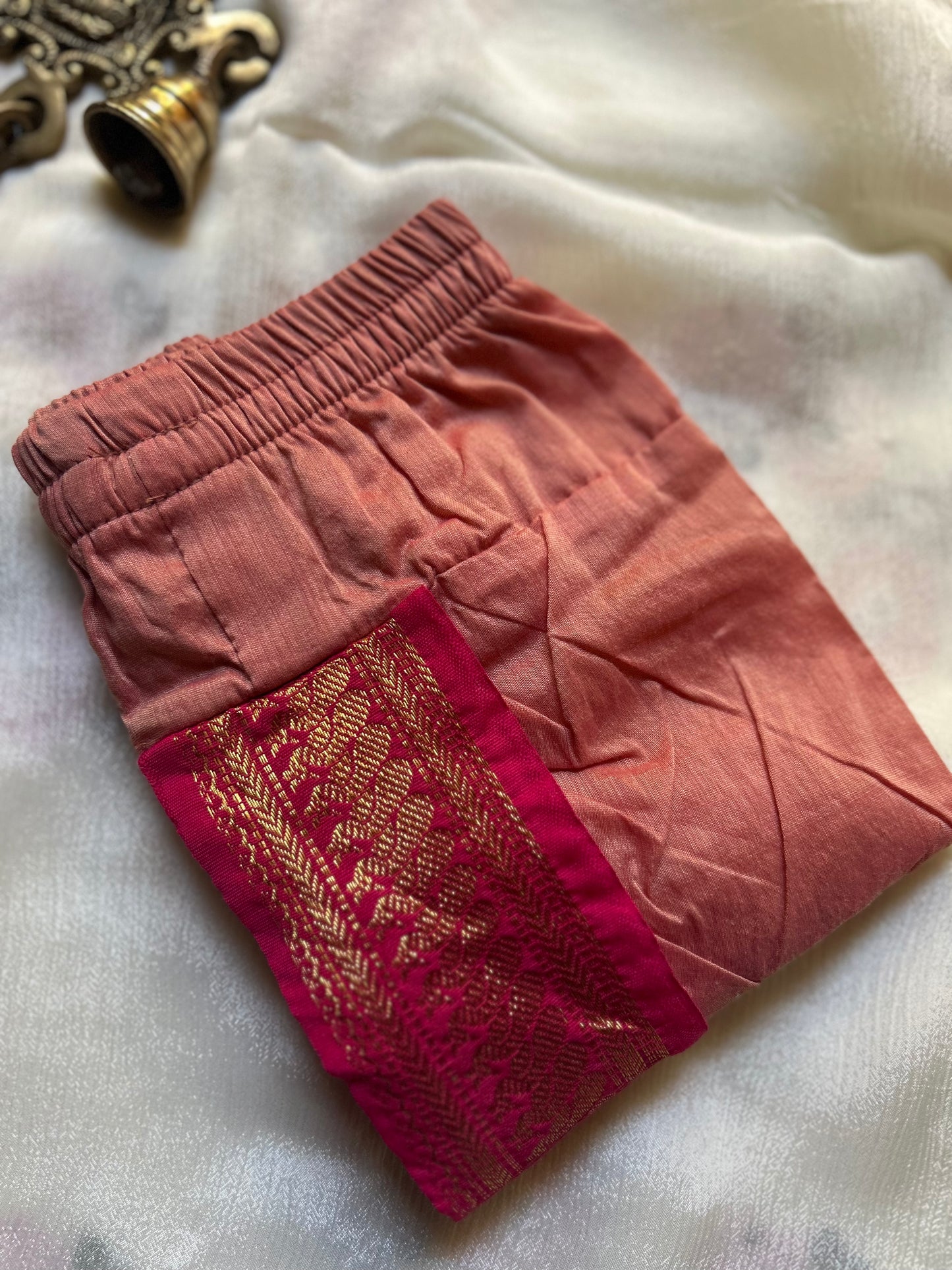 Pink with blush dhoti baby boy ethnic bottom wear