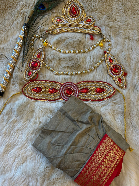 Assorted Krishna Dress Set for Baby Boy | Janmashtami dress | Krishna dress for newborn | Mix color dhoti