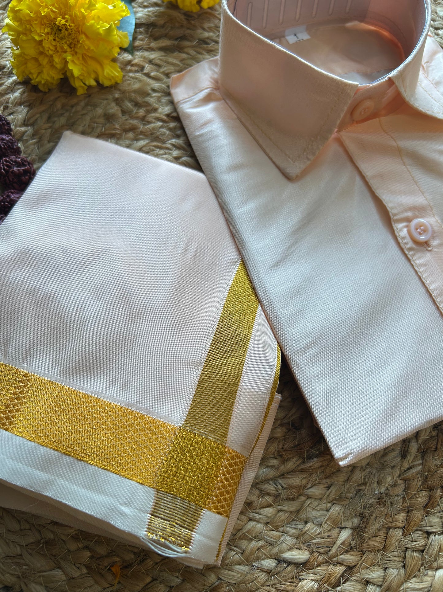 Coral - Shirt Vesti Semi-Silk for Baby Boy