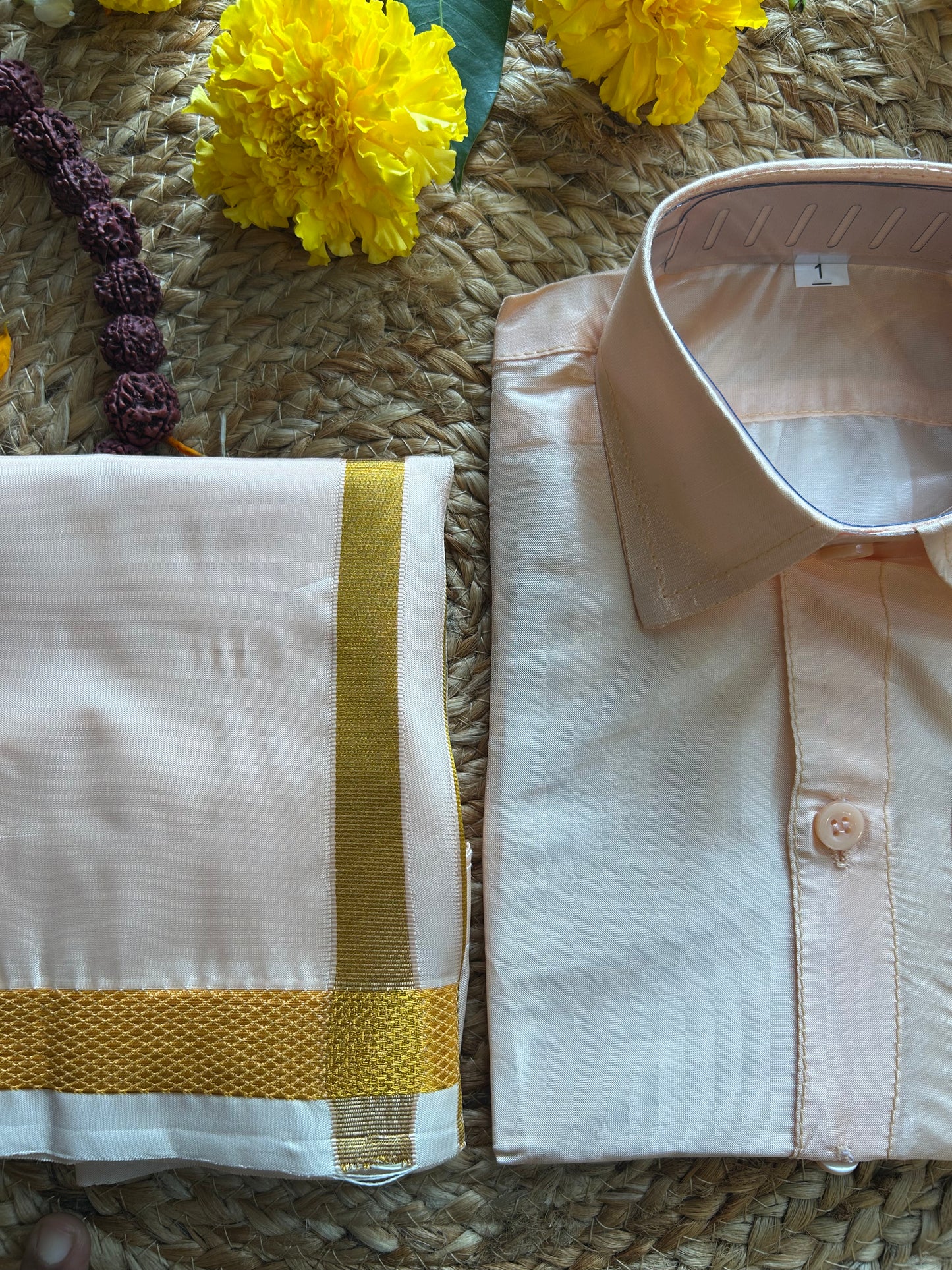 Coral - Shirt Vesti Semi-Silk for Baby Boy