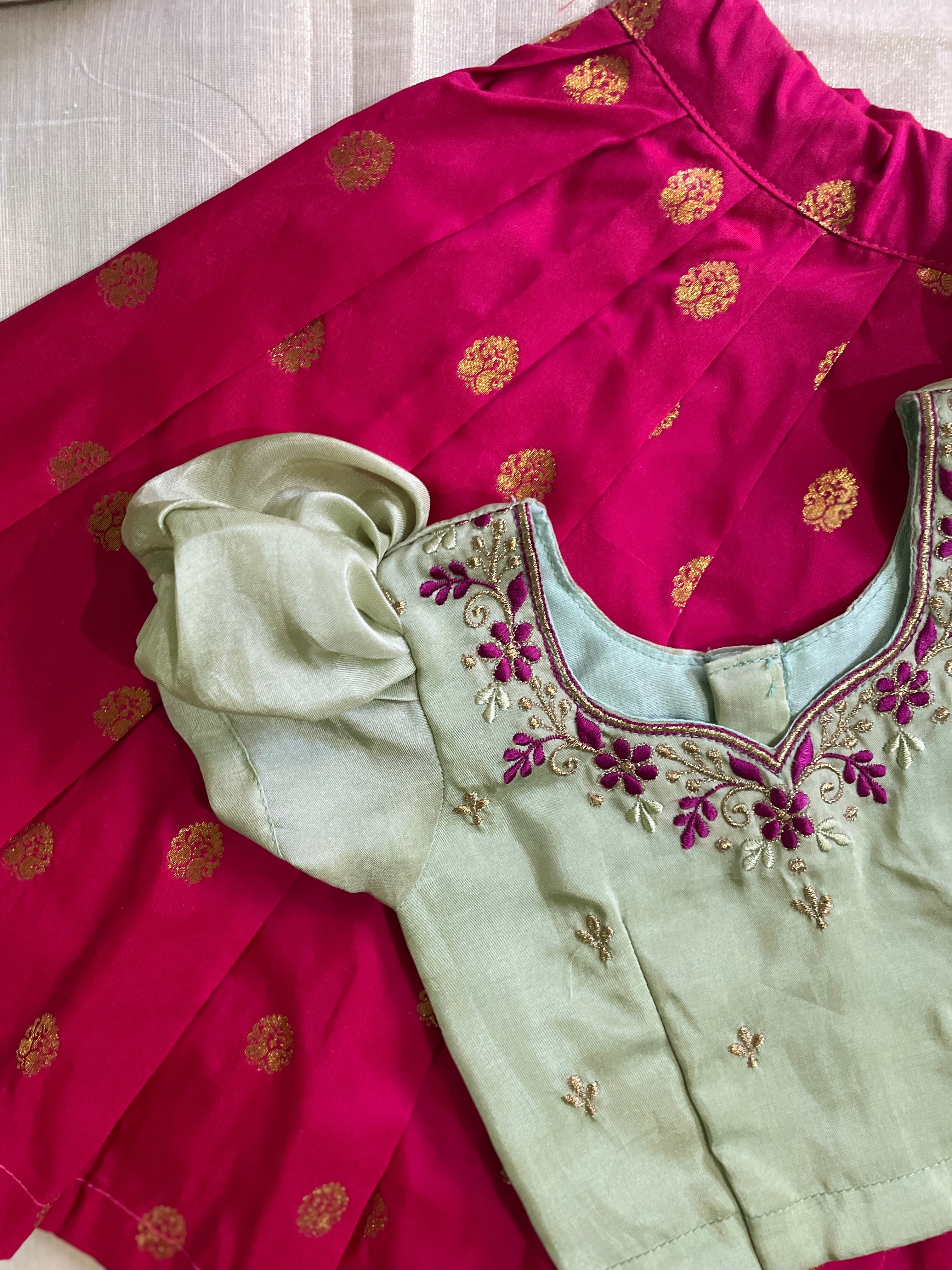 Kids custom made lehangas | Kids blouse designs, Indian dresses for kids,  Kids frocks design