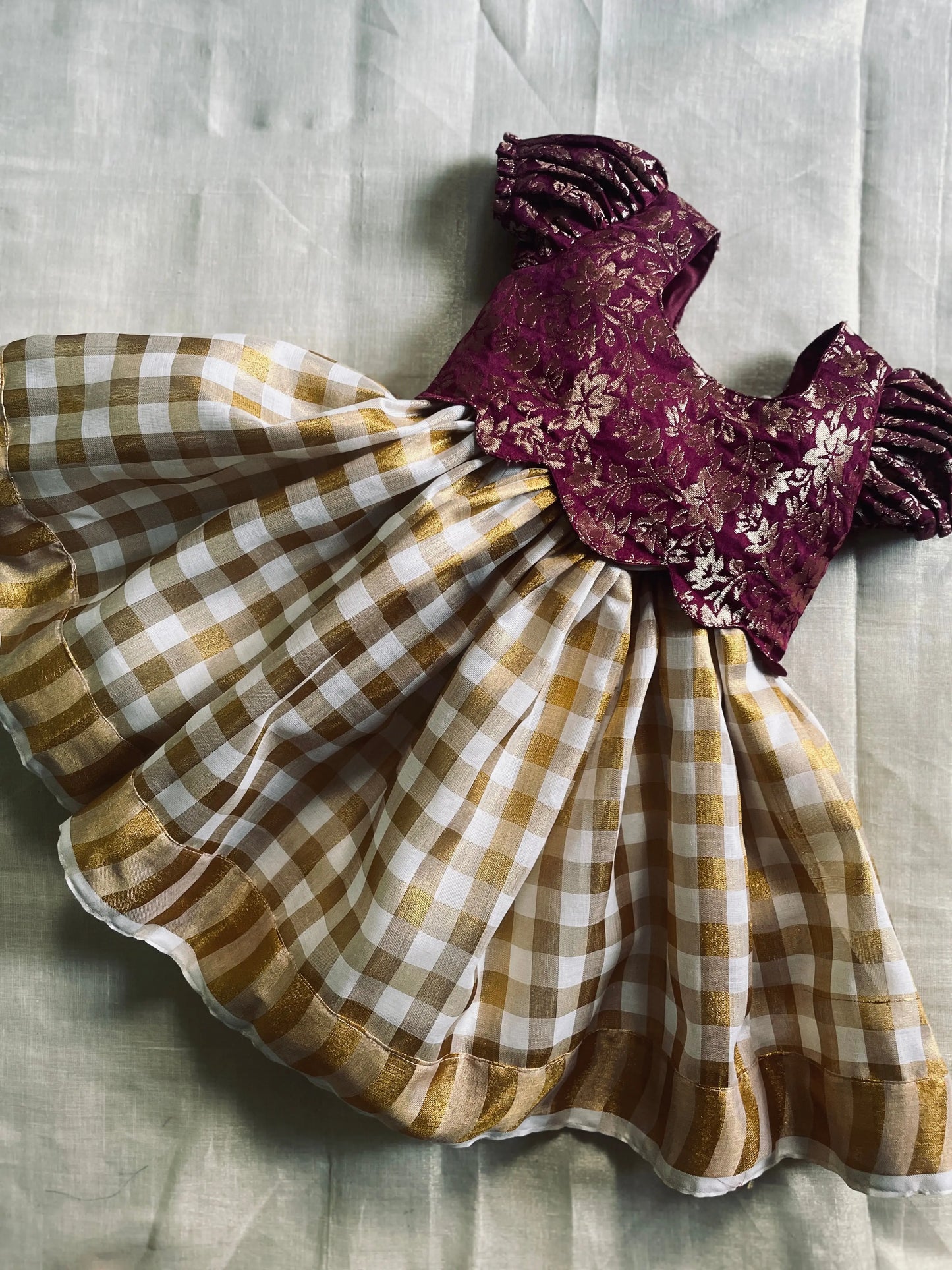 Baby Kerala Dress ??Gold Kerala Frock || Vishu Collection || 2024