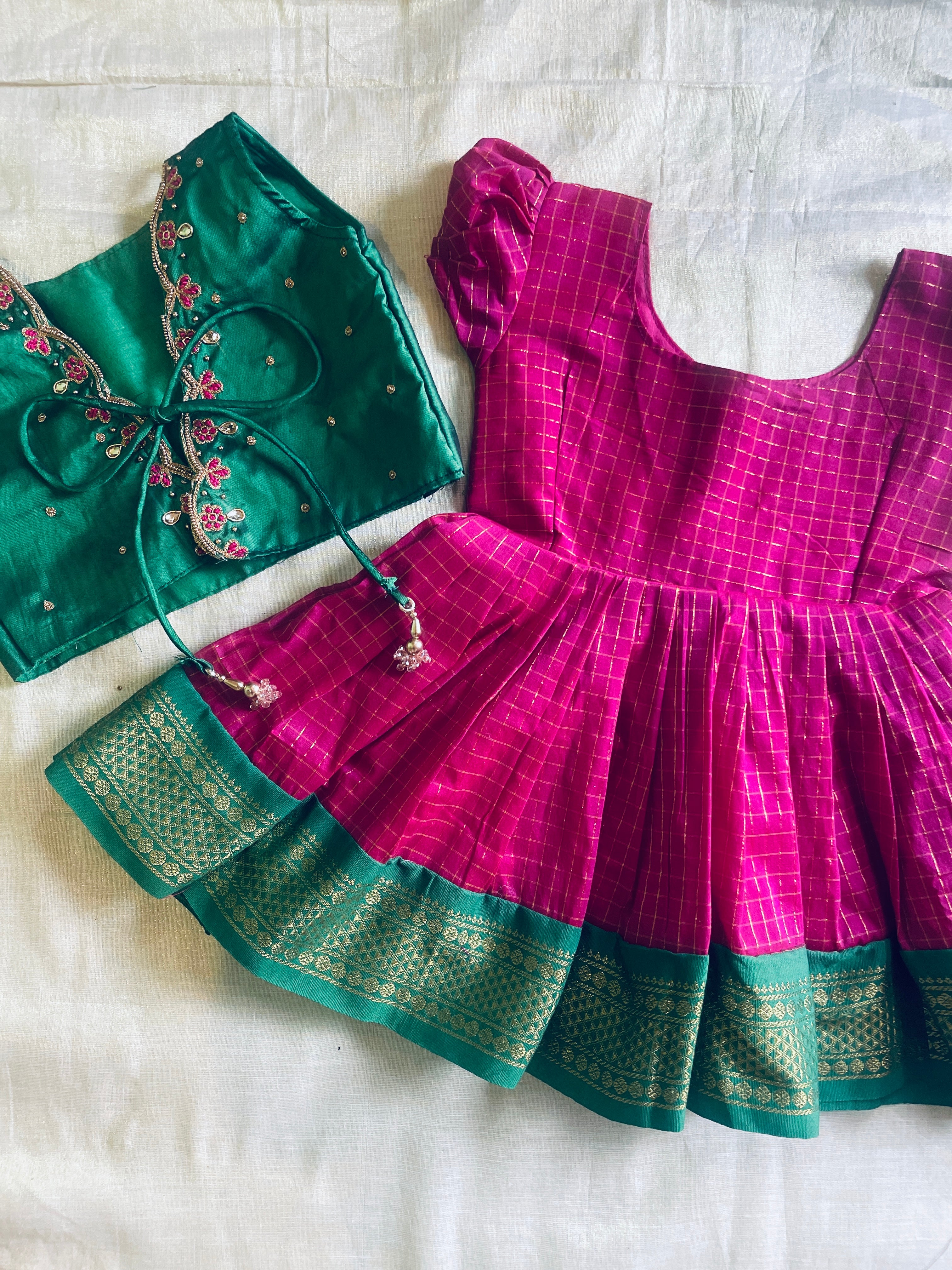 Ganesh Chaturthi 2020: How your favorites celebrated this year? | Kids  blouse designs, Kids dress patterns, Kids designer dresses