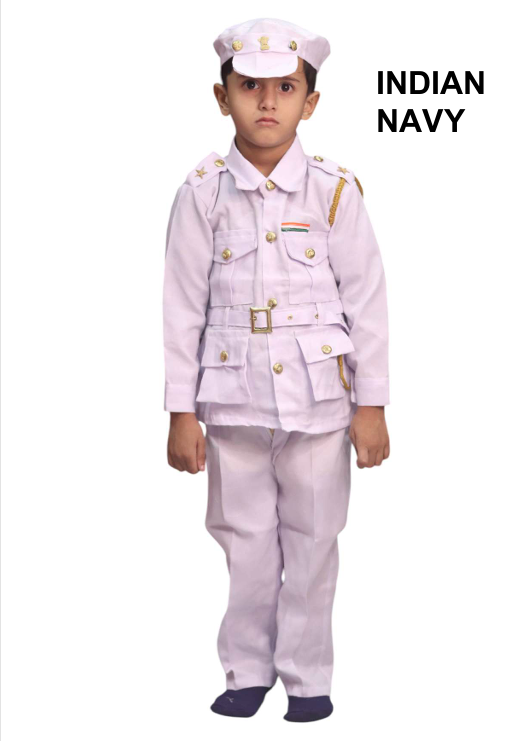 Indian Navy Dress for baby boy - Fancy Dress Costume for kids