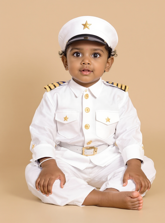 Indian Navy Dress for baby boy - Fancy Dress Costume for kids