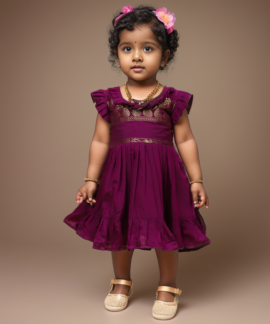 1 year baby girl designer dress best sale