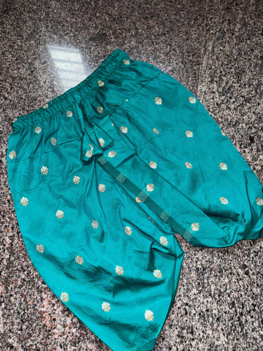 Rama green dhoti baby boy ethnic bottom wear