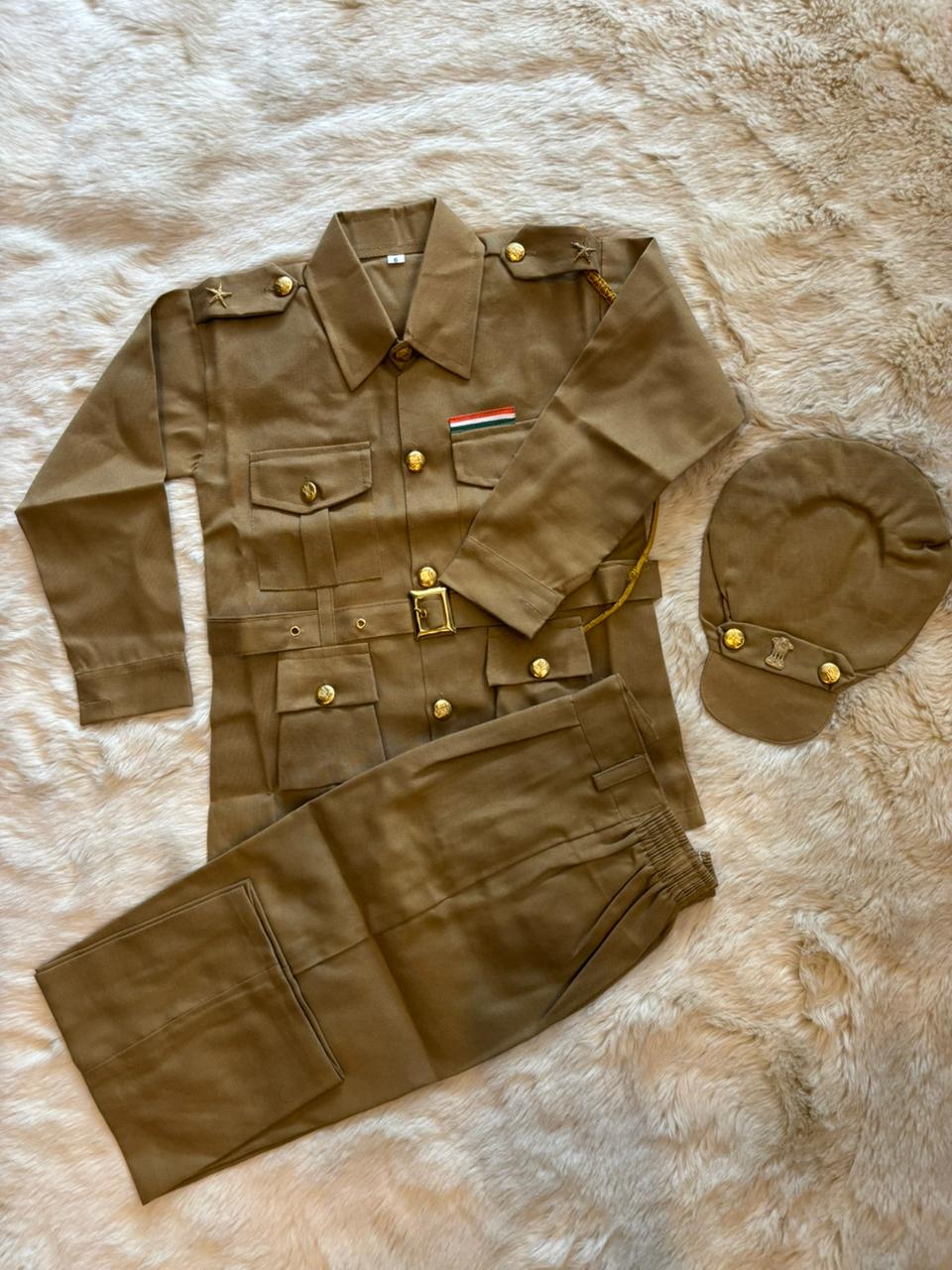 Indian Police Dress for baby boy - Fancy Dress Costume for kids