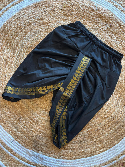 Black dhoti baby boy ethnic bottom wear