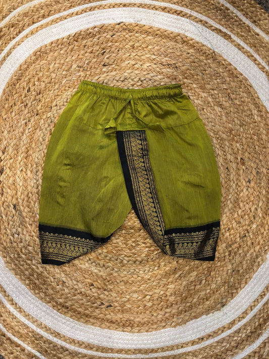 green and black dhoti baby boy ethnic bottom wear
