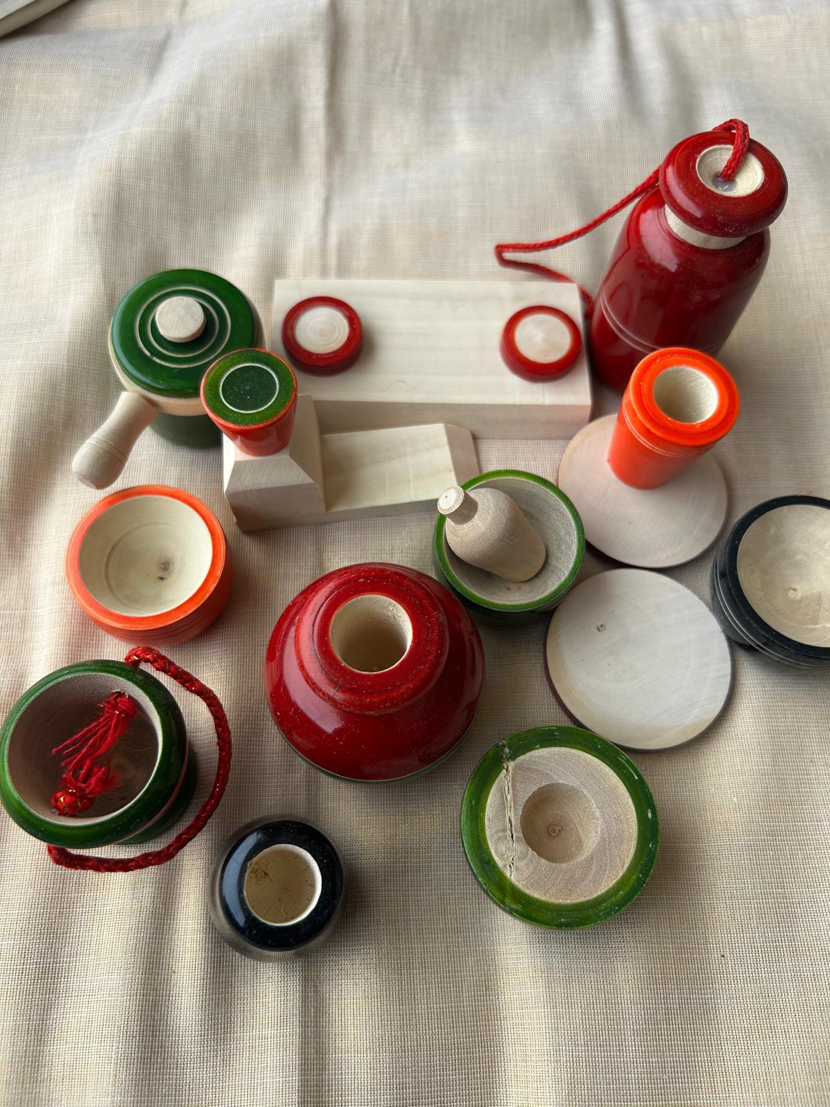 Kitchen Set for girls - sustainable wooden toys