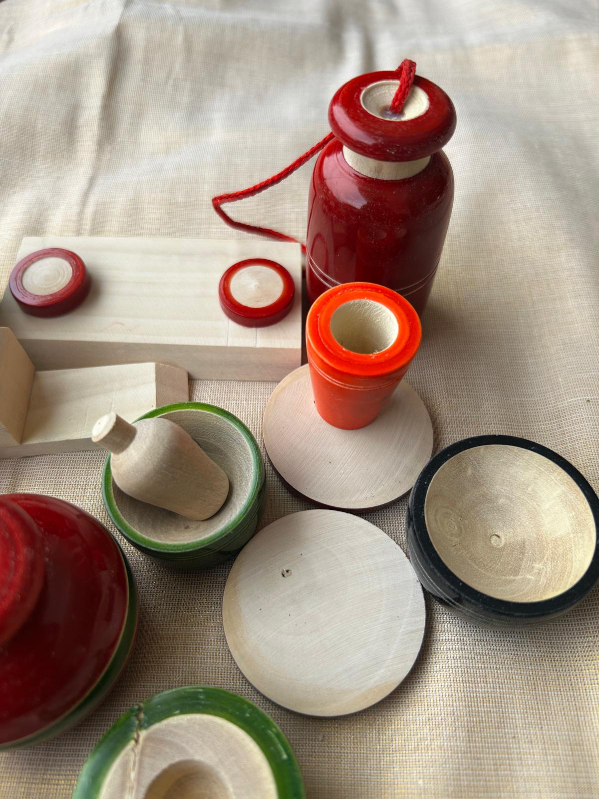 Kitchen Set for girls - sustainable wooden toys