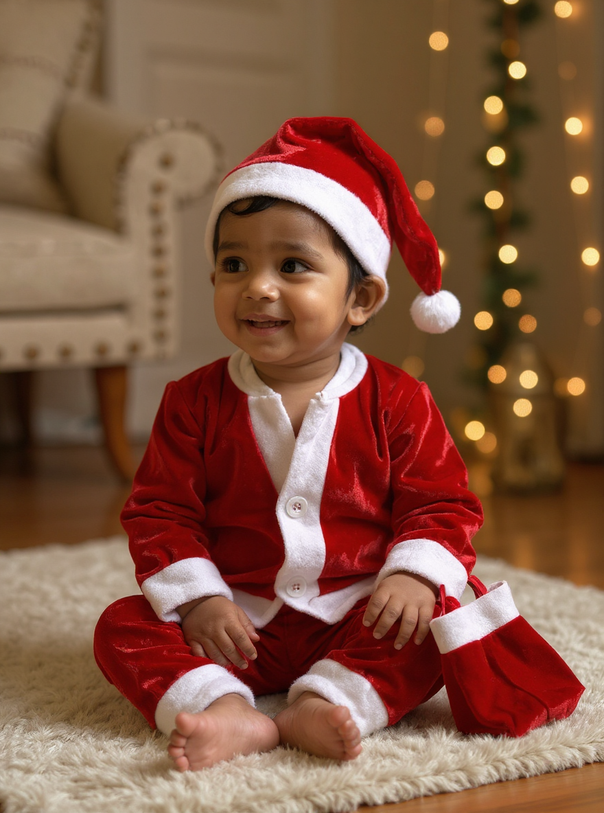 Santa Clause Dress for baby boy - Christmas Dress for kids