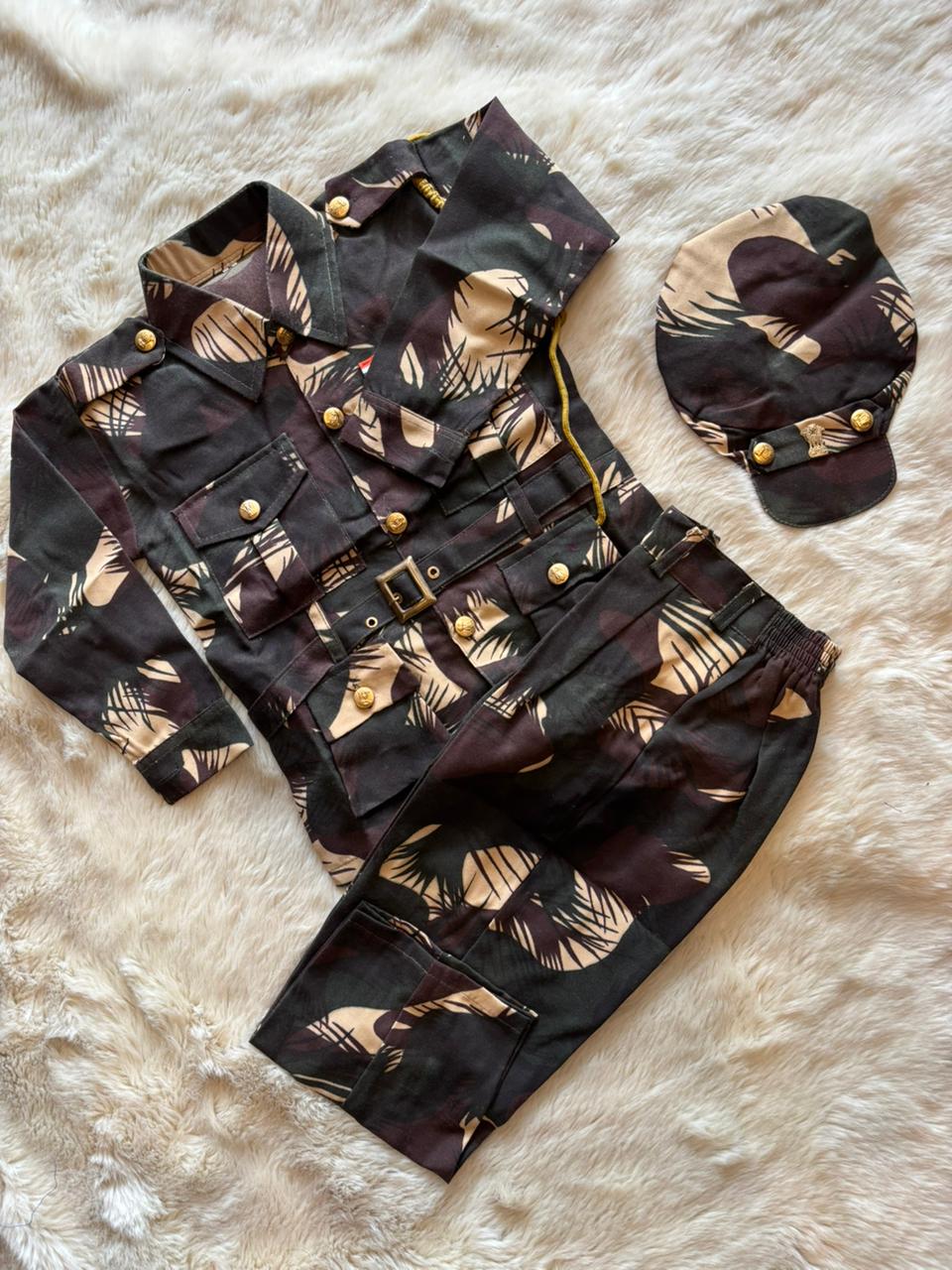 Indian Army Dress for boy - Fancy Dress Costume for Kids