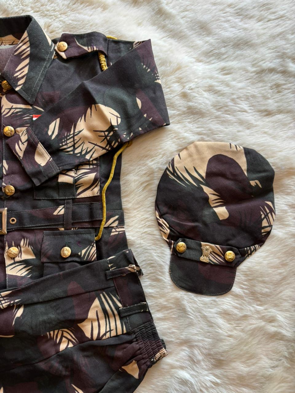 Indian Army Dress for boy - Fancy Dress Costume for Kids