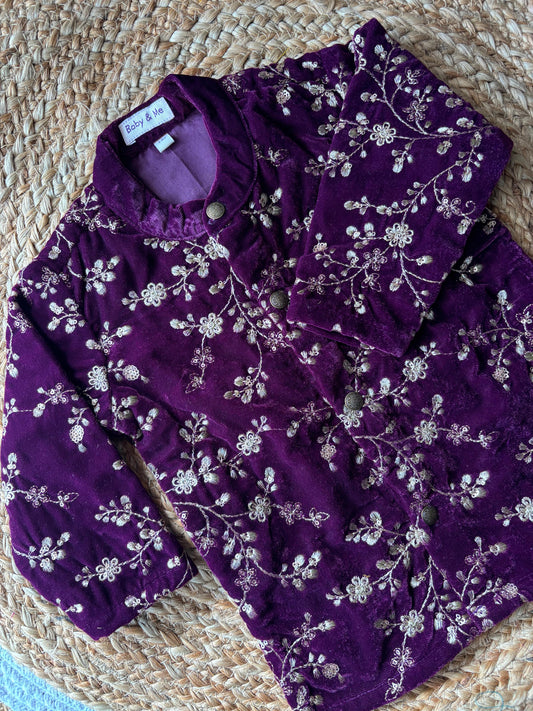 Deep wine Kurta for baby boy ethnic top wear