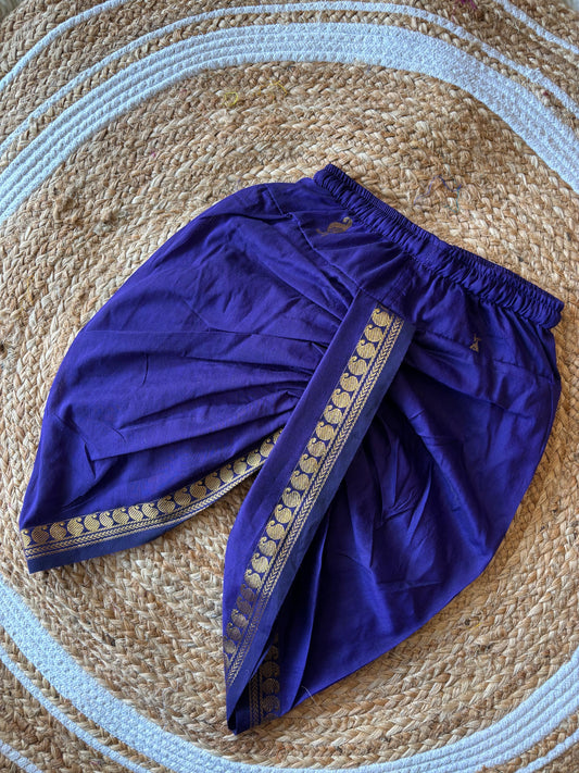 Purple dhoti baby boy ethnic bottom wear