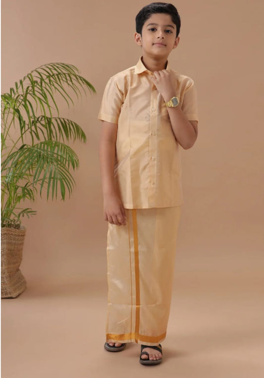 Coral - Shirt Vesti Semi-Silk for Baby Boy