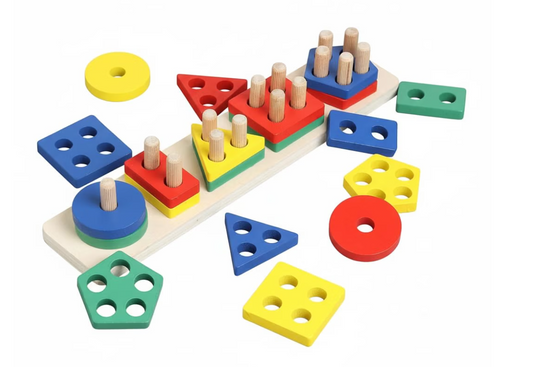 Shape sorter for Baby Boy and Baby Girls - Sustainable Toys [Limited Edition] 6 Months - 1 Year